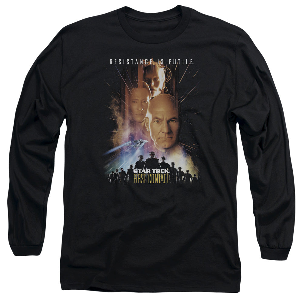 Star Trek First Contact Poster Long Sleeve T-Shirt