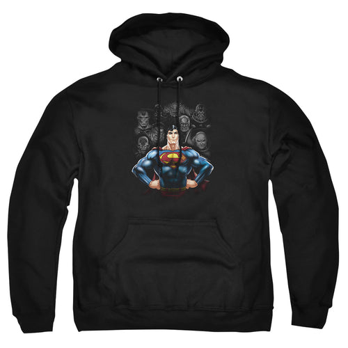 Superman Villains Pullover Hoodie