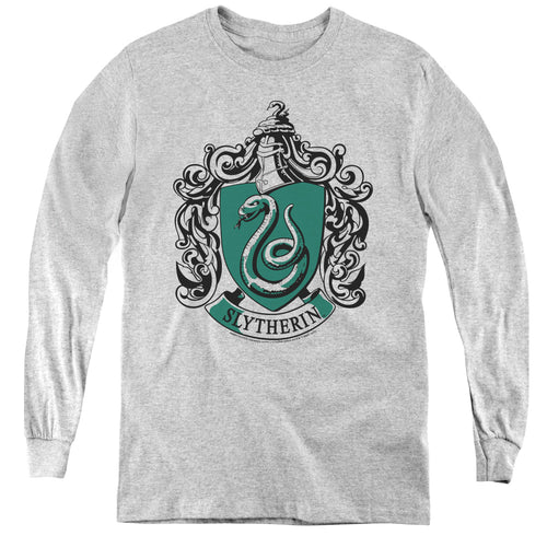 Harry Potter Slytherin Crest Youth Long Sleeve T-Shirt