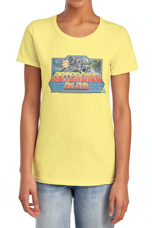Atari Asteroids Deluxe Womens T-Shirt