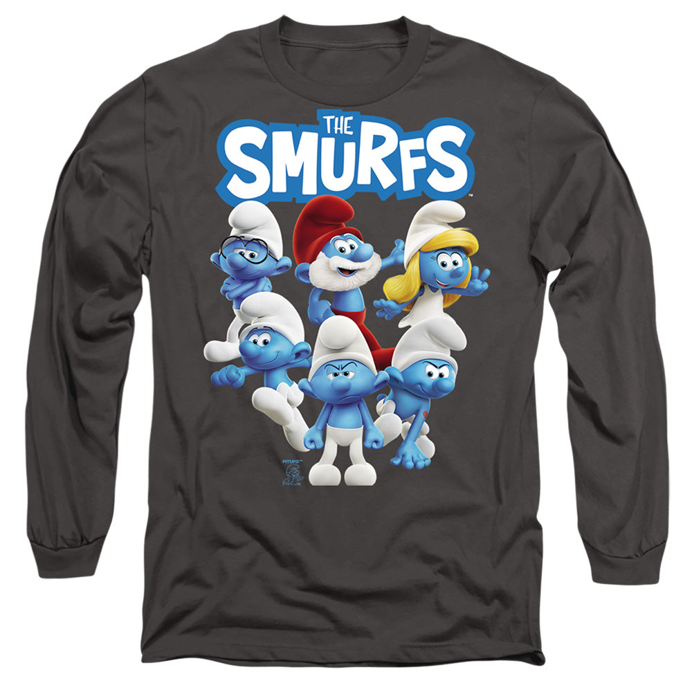 The Smurfs Group Shot Long Sleeve T-Shirt
