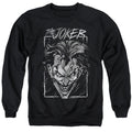The Batman Joker Storm on Black Crewneck Sweatshirt