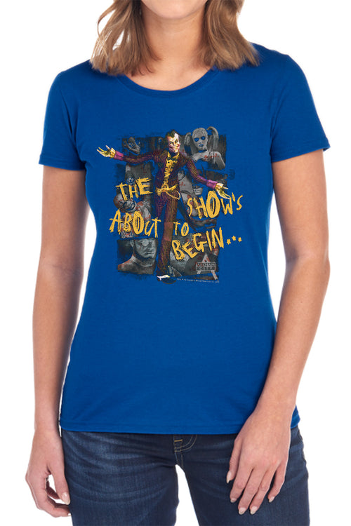 Batman About To Begin Womens T-Shirt