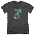 DC Comics Desaturated Green Lantern V-Neck T-Shirt