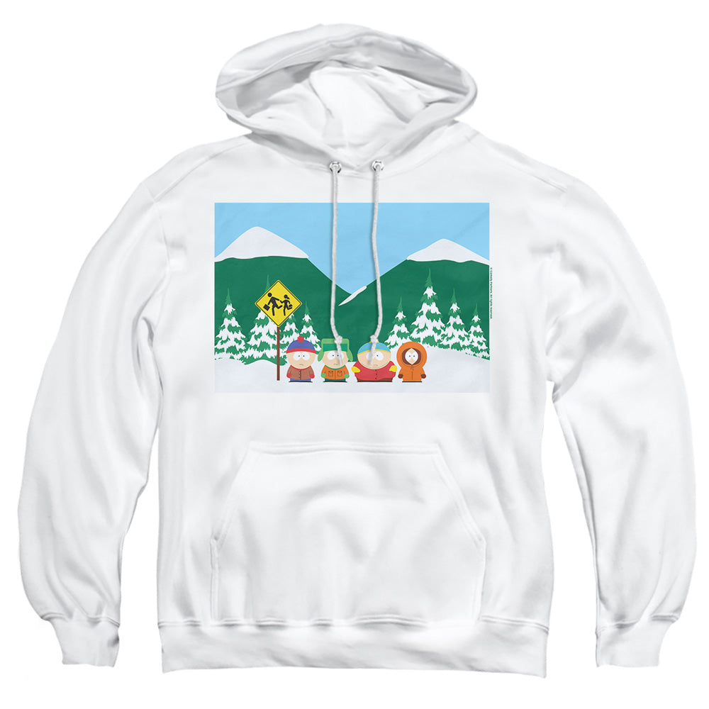 South Park Bus Stop Pullover Hoodie
