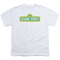 Sesame Street Logo White Youth/Toddler T-Shirt