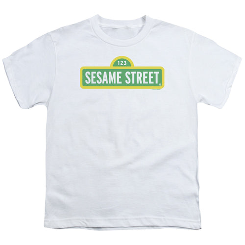 Sesame Street Logo White Youth/Toddler T-Shirt