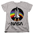 NASA Rainbow Shuttle Athletic Heather Womens T-Shirt