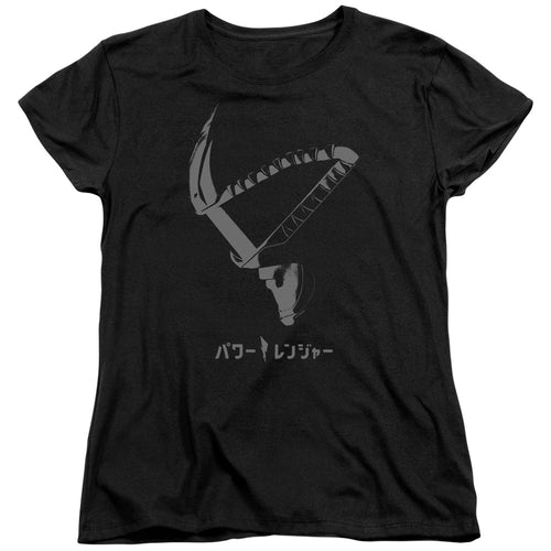 Mighty Morphin Power Rangers Helmet Womens T-Shirt