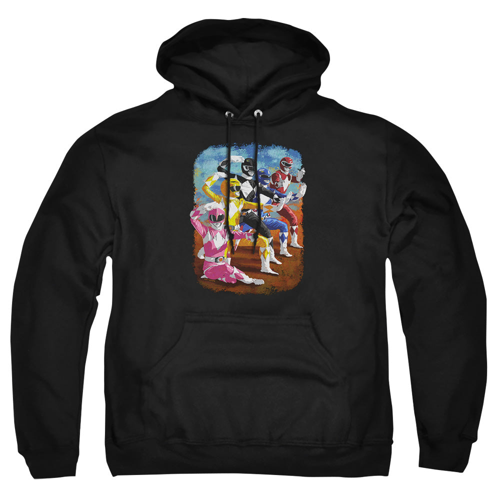Mighty Morphin Power Rangers Impressionist Rangers Pullover Hoodie