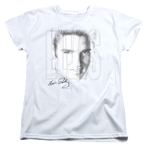 Elvis Presley Blue Eyes Womens T-Shirt