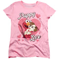Sesame Street Puppy Love Womens T-Shirt