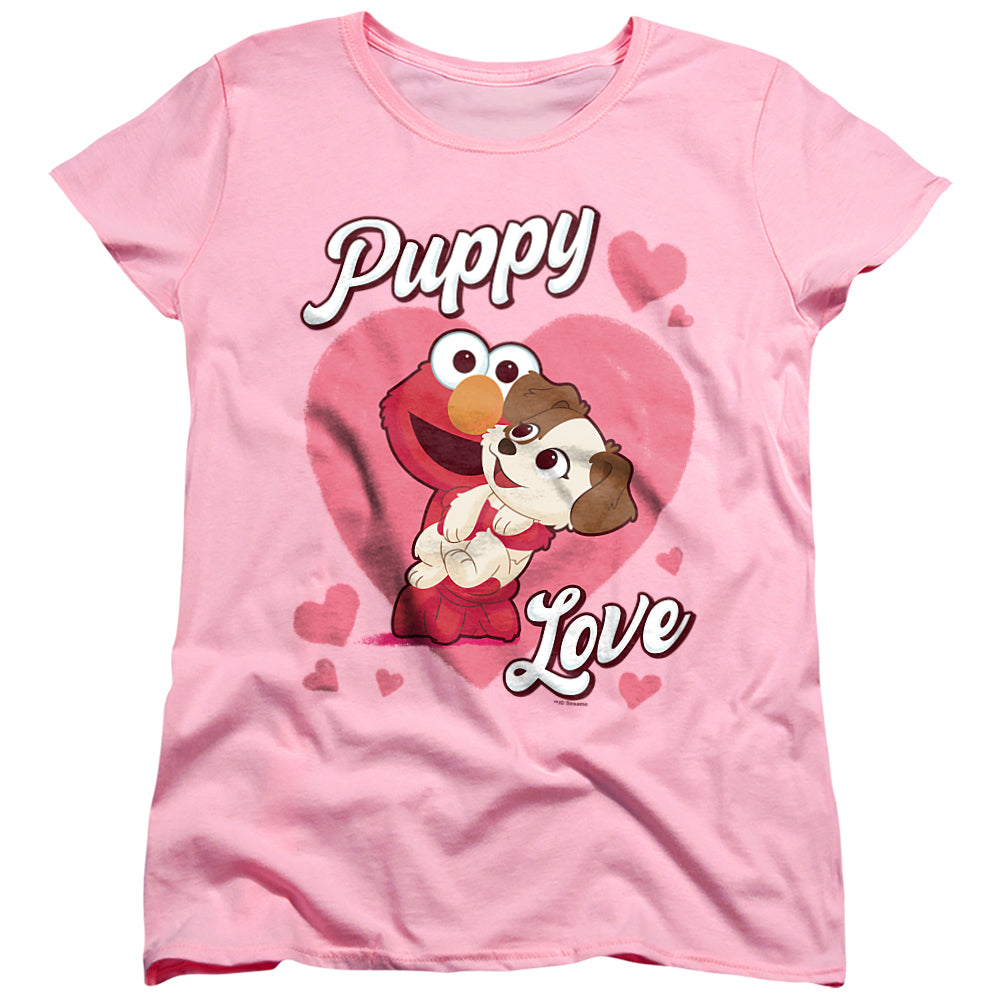 Sesame Street Puppy Love Womens T-Shirt