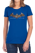 Batman Arkham Asylum Logo Womens T-Shirt