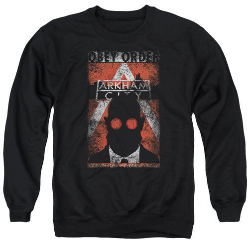 Batman Obey Order Poster Crewneck Sweatshirt