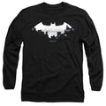 Batman Bat Logo Cityscape Long Sleeve T-Shirt