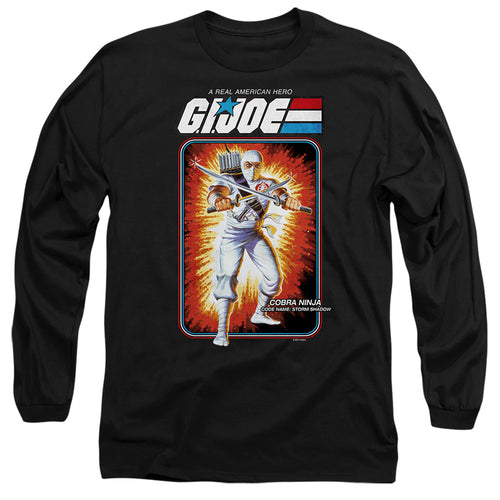 G.I. Joe Storm Shadow Card Long Sleeve T-Shirt