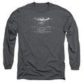 Batman v Superman Bw Logo Long Sleeve T-Shirt