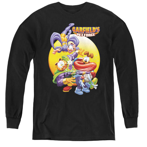 Garfield Tongue Of Doom Youth Long Sleeve T-Shirt