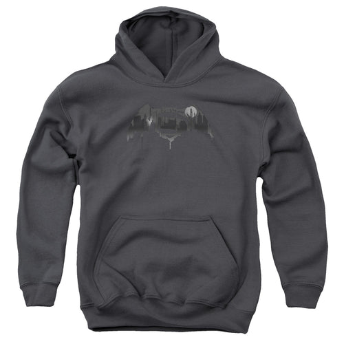 Batman v Superman Cityscape Logo Youth Hoodie