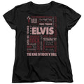 Elvis Presley Whole Lotta Type Womens T-Shirt