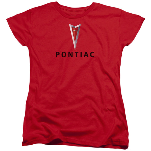 Pontiac Centered Arrowhead Womens T-Shirt