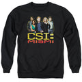CSI: Miami The Cast In Black Crewneck Sweatshirt