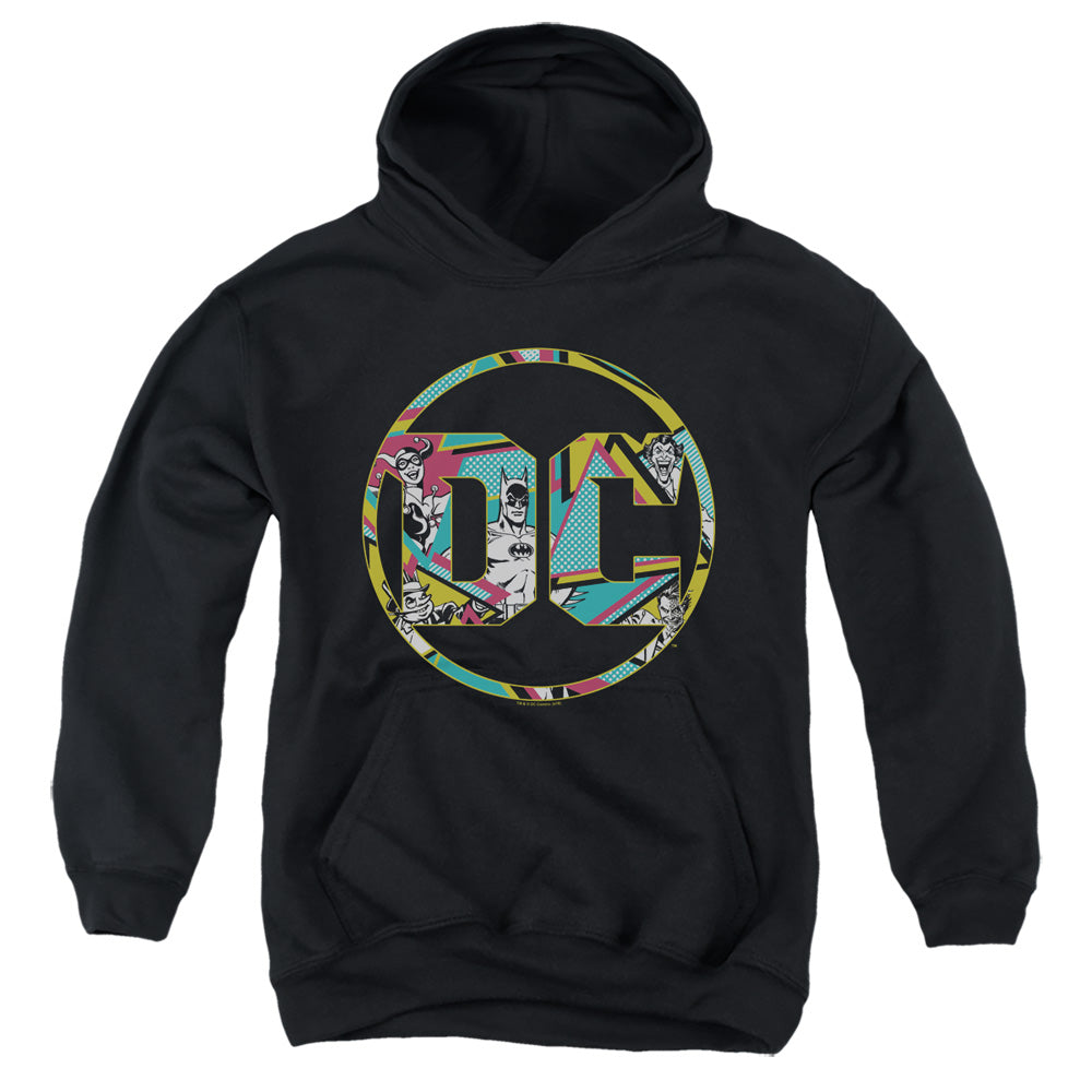 Batman 80S Bat Logo Youth Hoodie