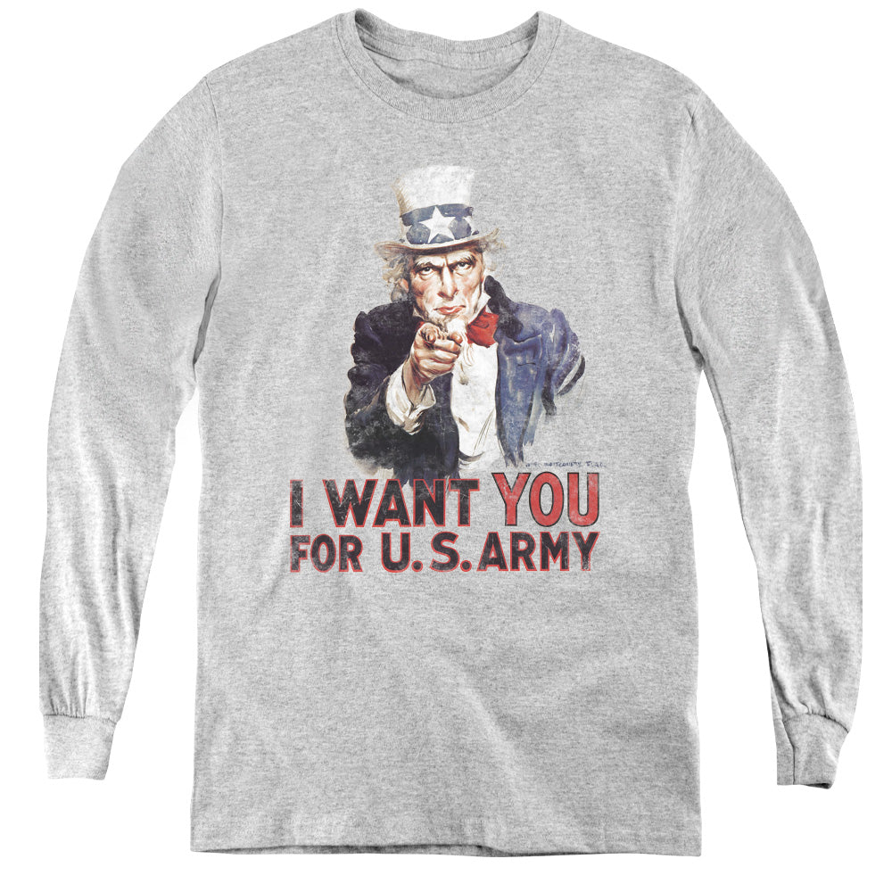 US Army I Want You Youth Long Sleeve T-Shirt
