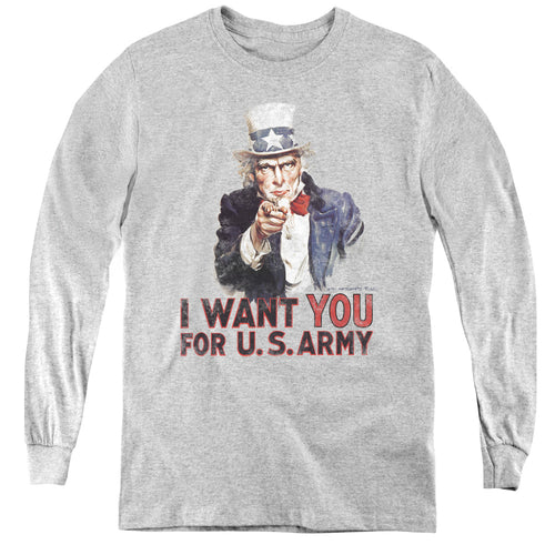 US Army I Want You Youth Long Sleeve T-Shirt
