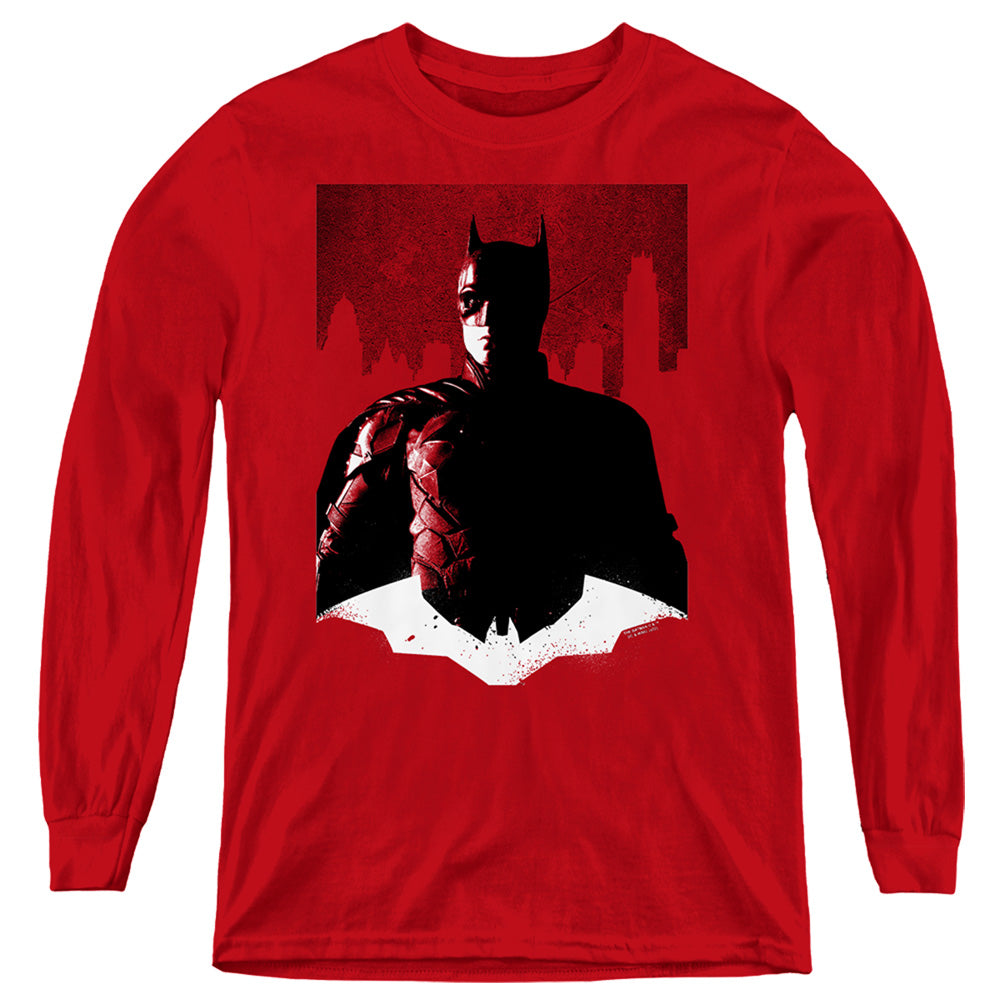 The Batman Noir Batman Youth Long Sleeve T-Shirt