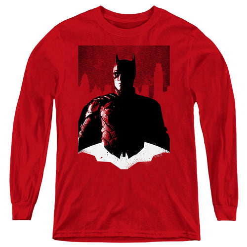 The Batman Noir Batman Youth Long Sleeve T-Shirt