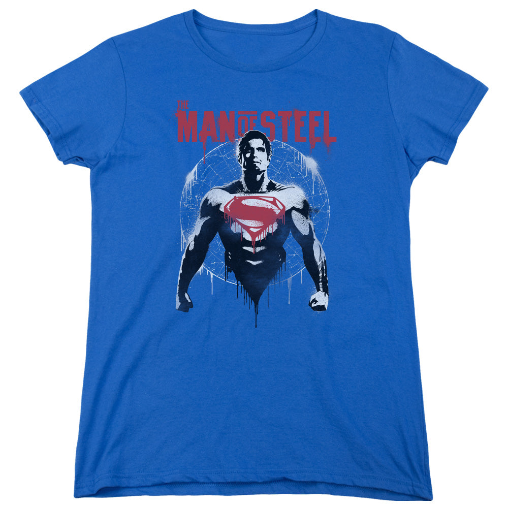 Batman v Superman Super Spray Womens T-Shirt
