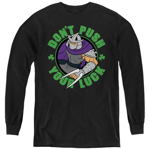 Teenage Mutant Ninja Turtles ST. Patrick's Day Shredder Luck Youth Long Sleeve T-Shirt