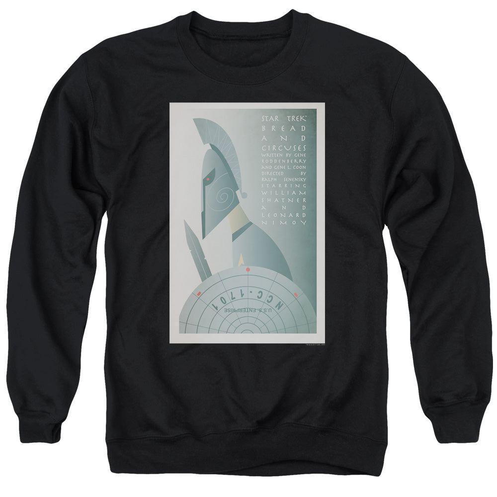 Star Trek Juan Ortiz Bread and Circuses Black Crewneck Sweatshirt