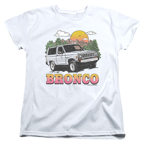 Ford Bronco In The Mountains Womens T-Shirt