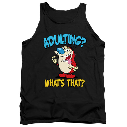 Ren and Stimpy Adulting Stimpy Tank Top