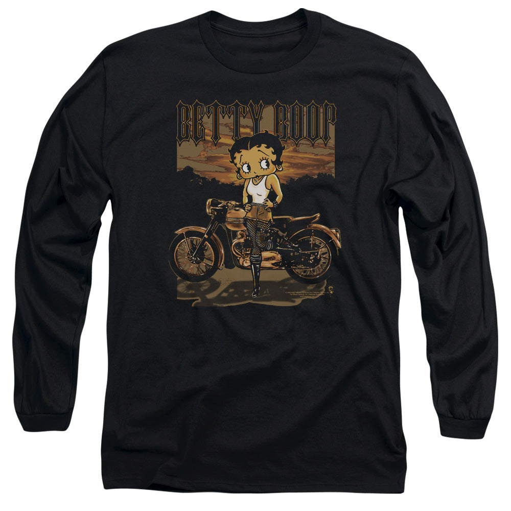 Betty Boop Rebel Rider Long Sleeve T-Shirt