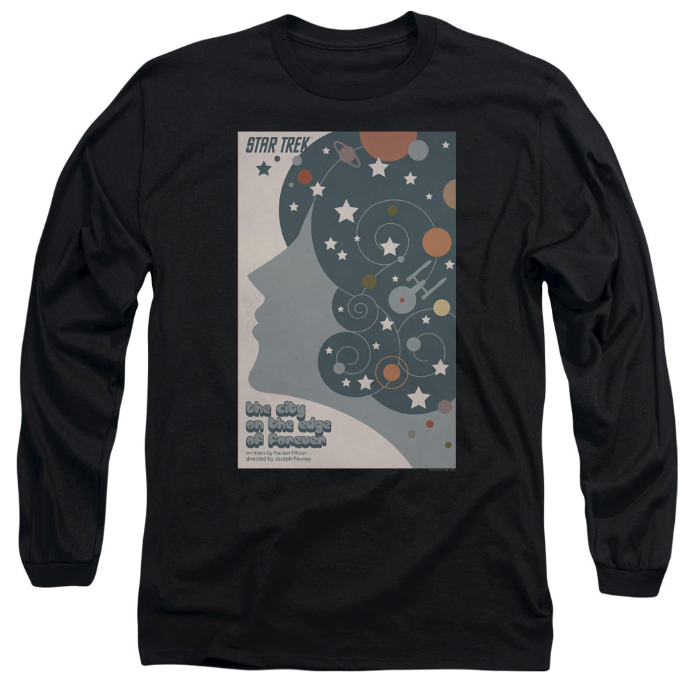 Star Trek Juan Ortiz The City on the Edge of Forever Black Long Sleeve T-Shirt
