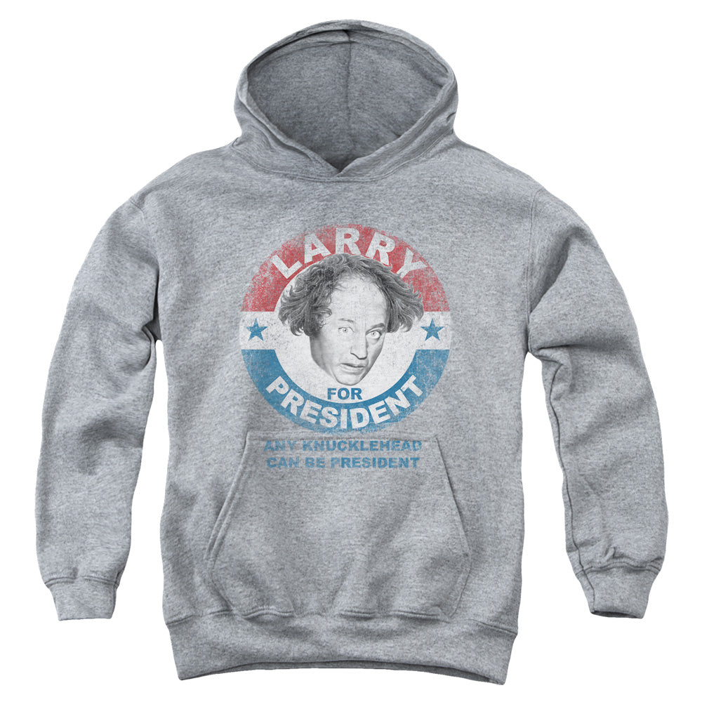 The Three Stooges Larry for President Youth Hoodie