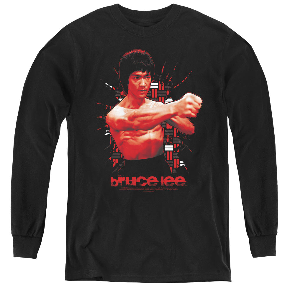 Bruce Lee The Shattering Fist Youth Long Sleeve T-Shirt