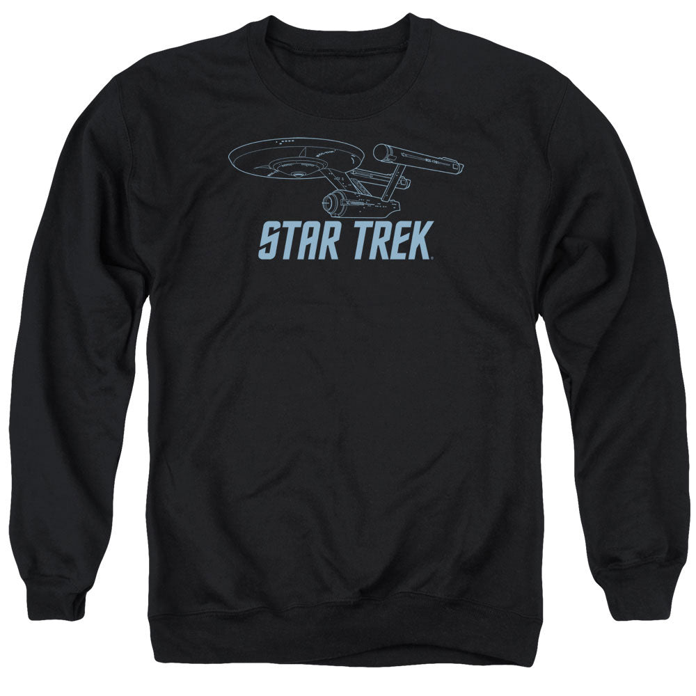 Star Trek Enterprise Outline Crewneck Sweatshirt