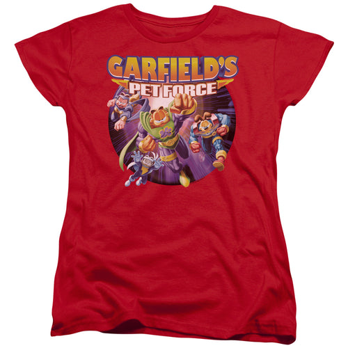 Garfield Pet Force Four Womens T-Shirt