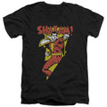 DC Comics In Bolt V-Neck T-Shirt