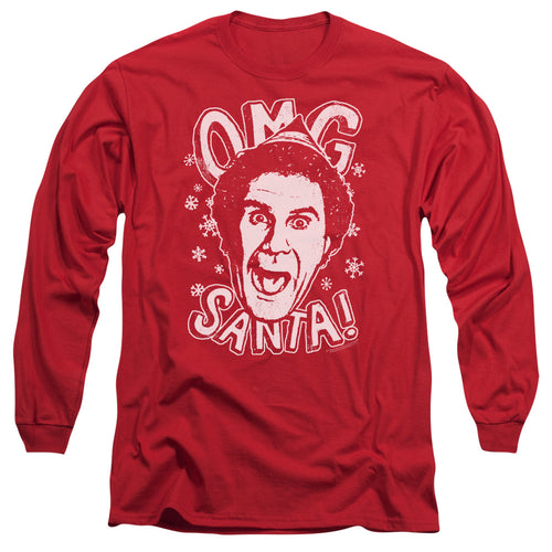 Elf Omg Santa Long Sleeve T-Shirt