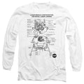 NASA Lunar Module Diagram Long Sleeve T-Shirt