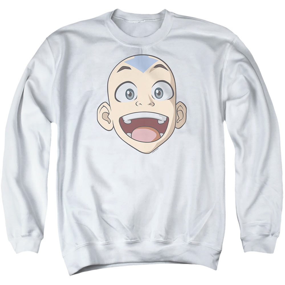 Avatar: The Last Airbender Big Aang Face Crewneck Sweatshirt