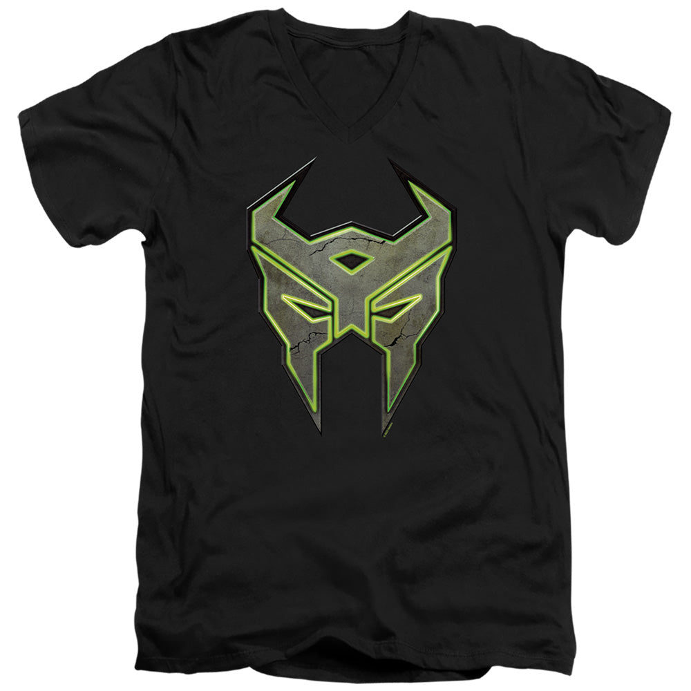 Transformers Glowing Terrorcon Logo V-Neck T-Shirt