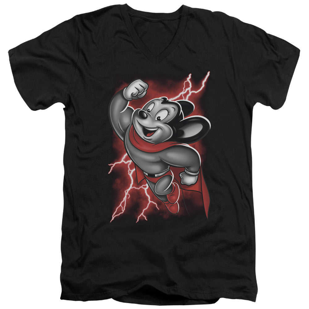 Mighty Mouse Mighty Storm V-Neck T-Shirt