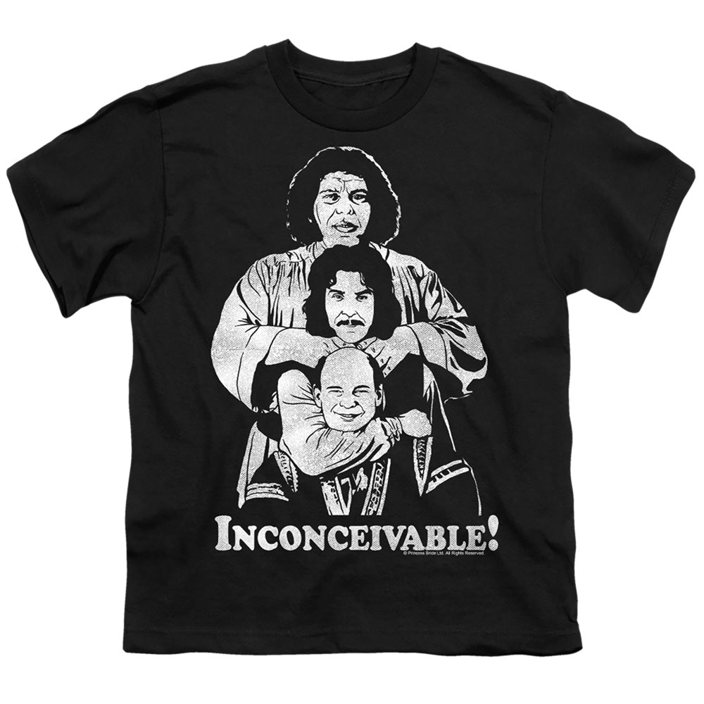 The Princess Bride Inconceivable Trio Black Youth/Toddler T-Shirt